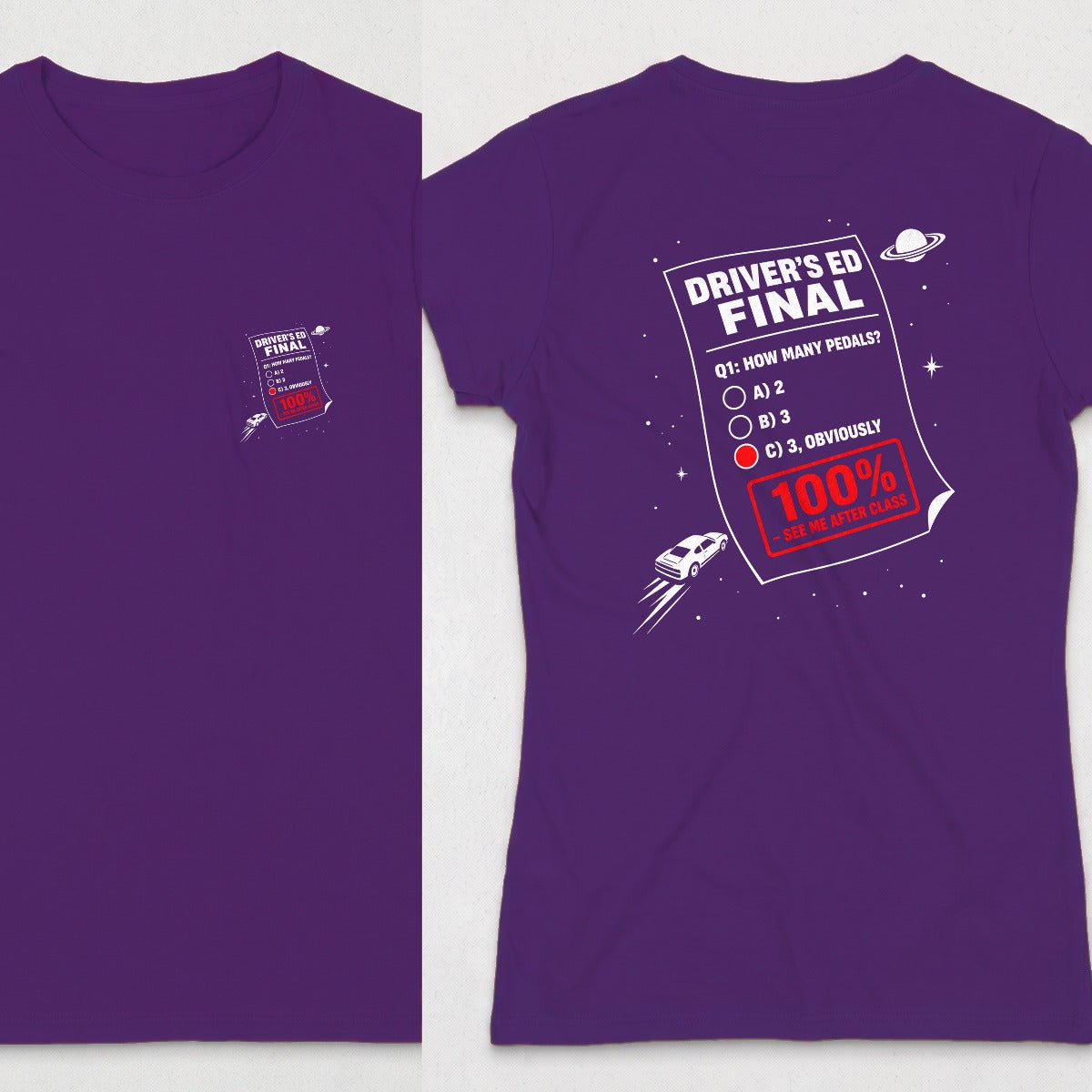 Purple | Front & Back