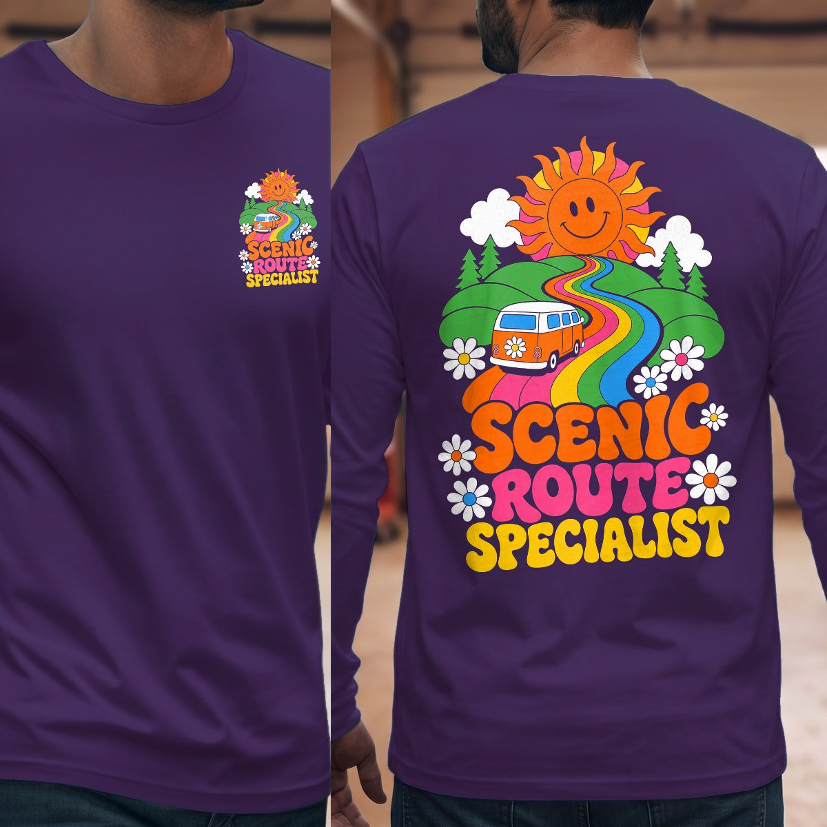 Purple | Front & Back