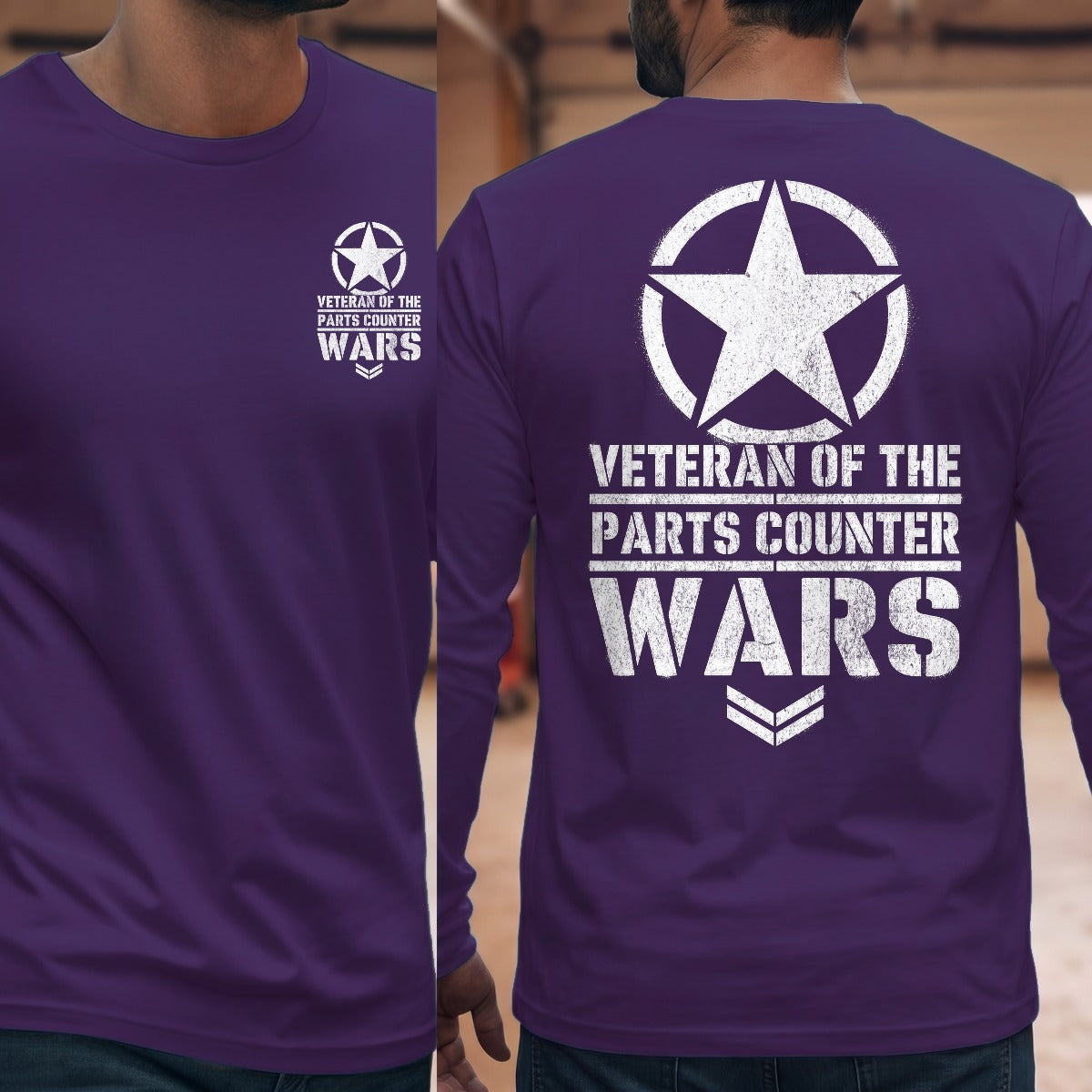 Purple | Front & Back