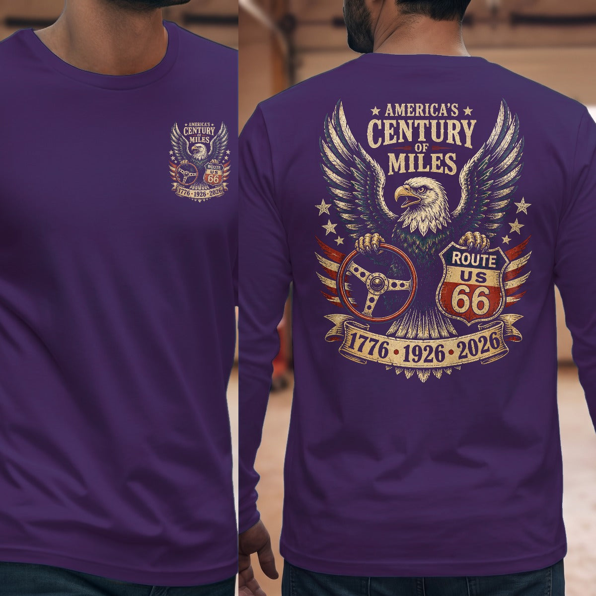 Purple | Front & Back