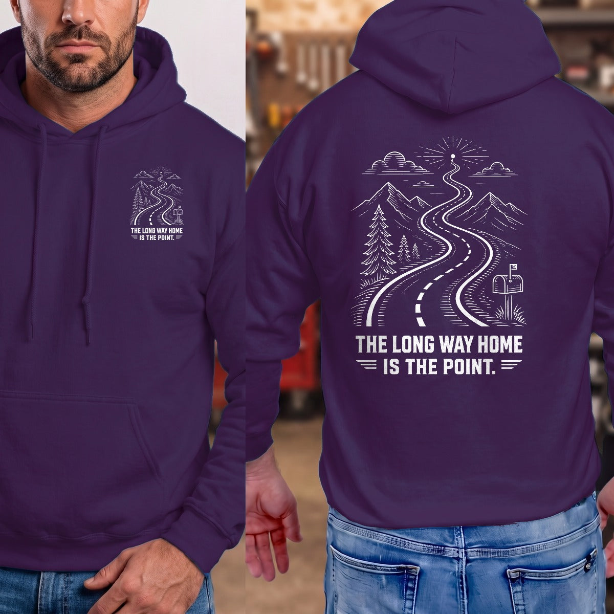 Purple | Front & Back