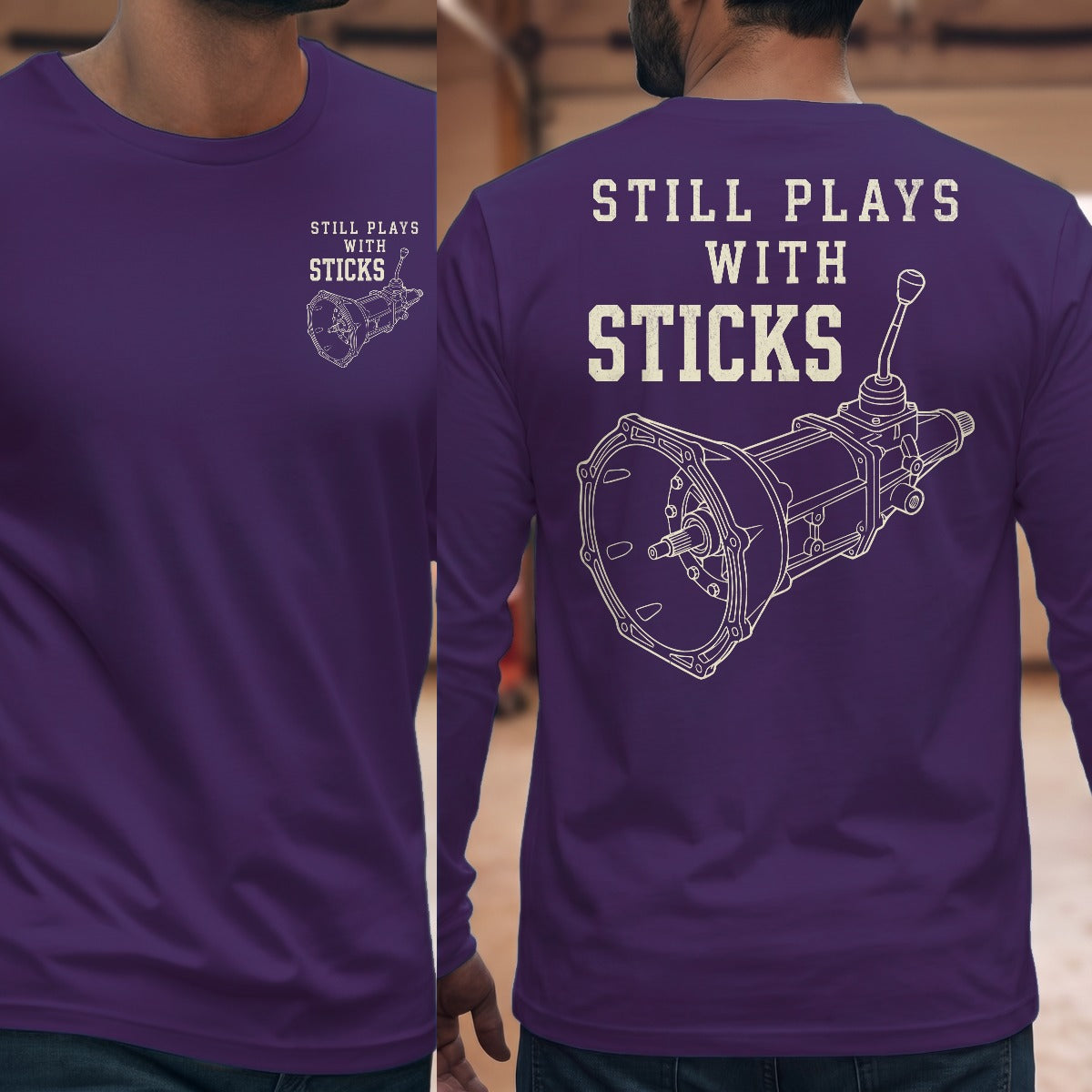 Purple | Front & Back
