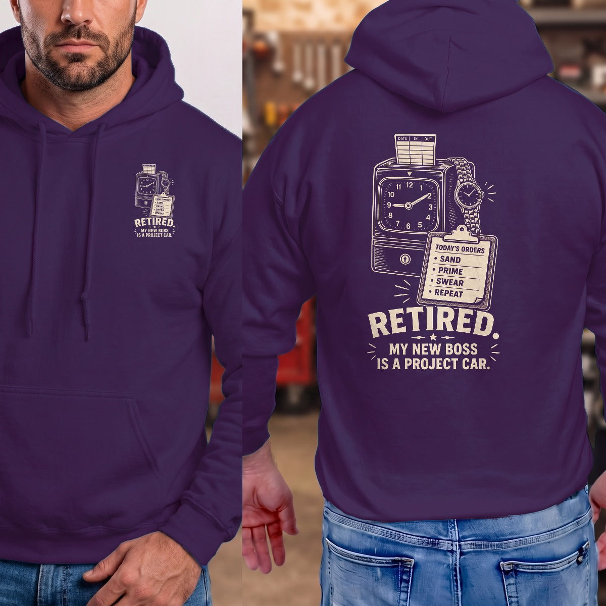 Purple | Front & Back