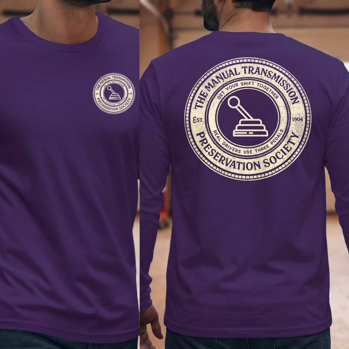 Purple | Front & Back