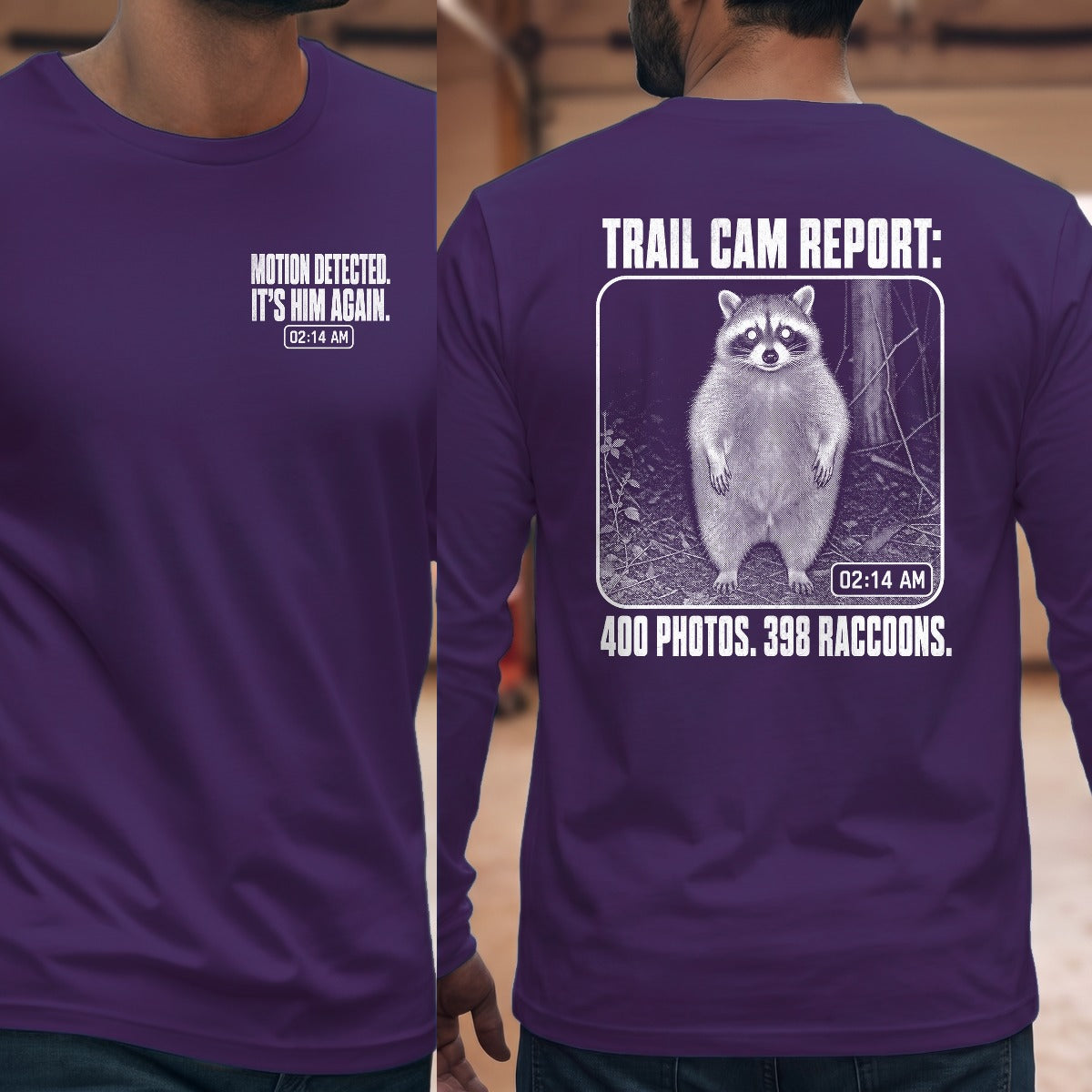 Purple | Left Chest + Back