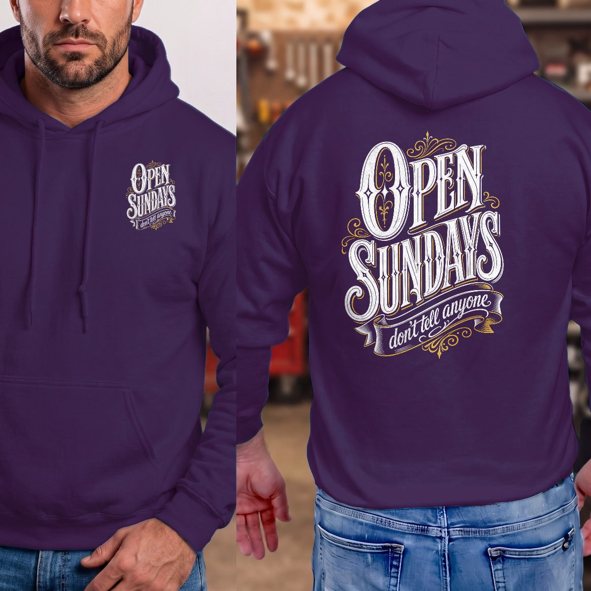 Purple | Front & Back
