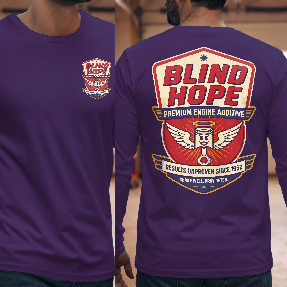 Purple | Front & Back