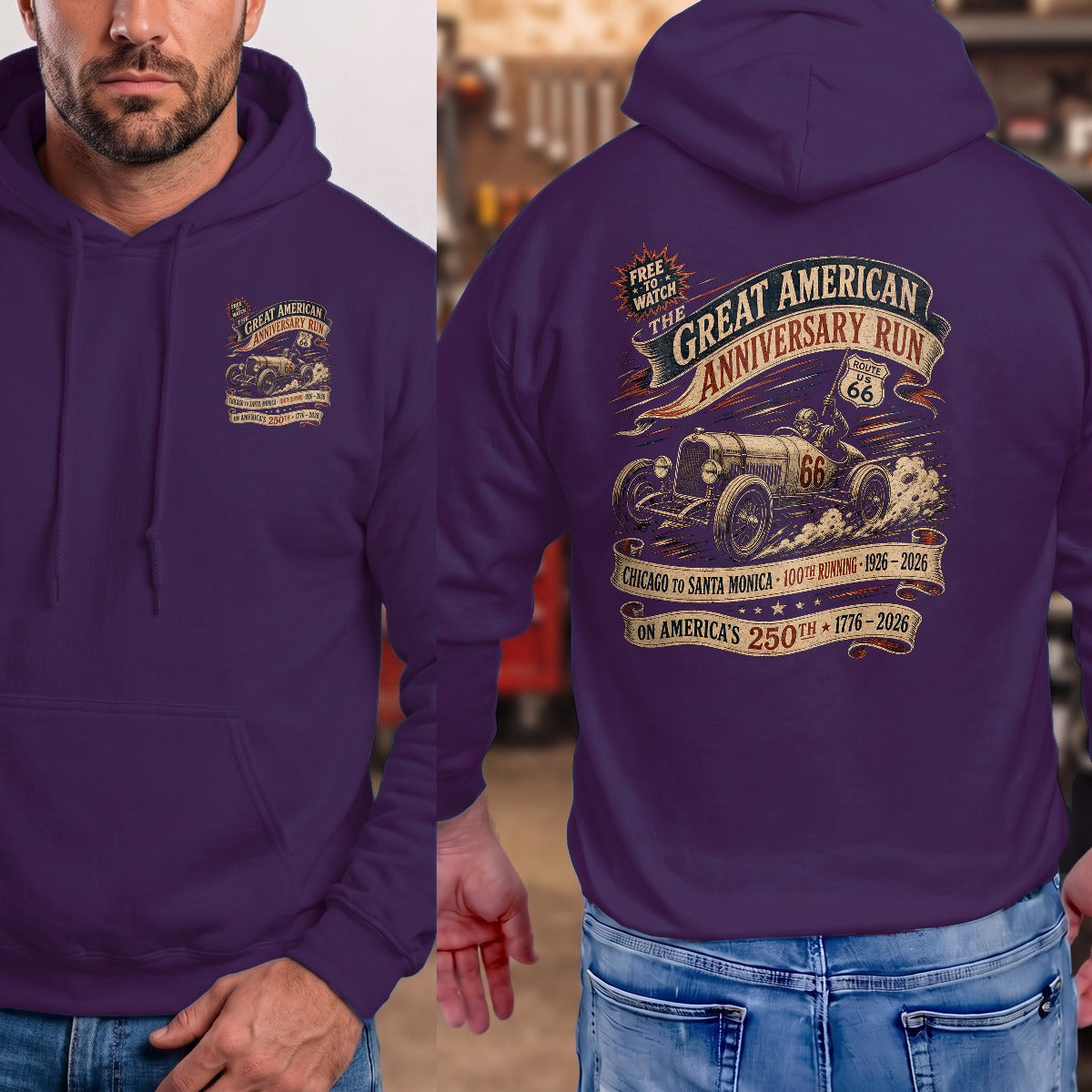 Purple | Front & Back