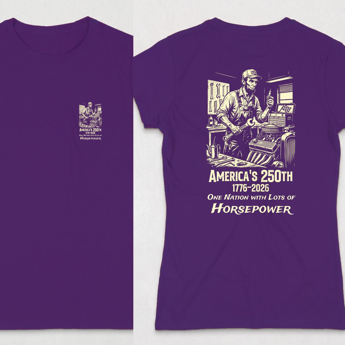 Purple | Front & Back