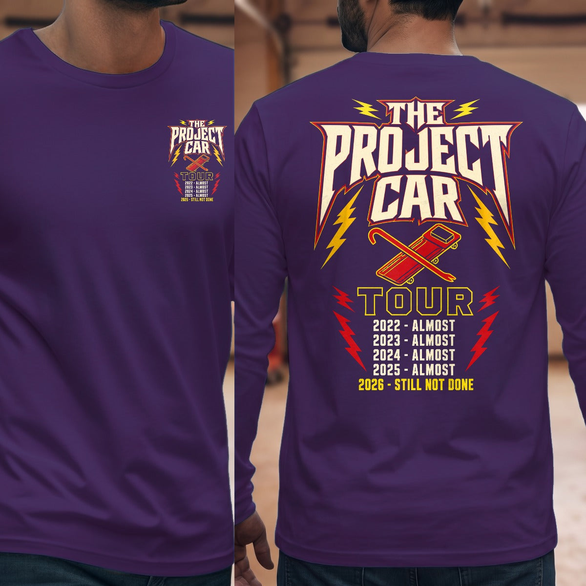 Purple | Front & Back