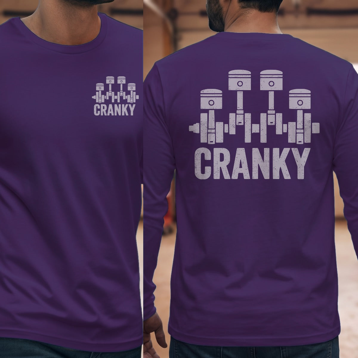 Purple | Front & Back