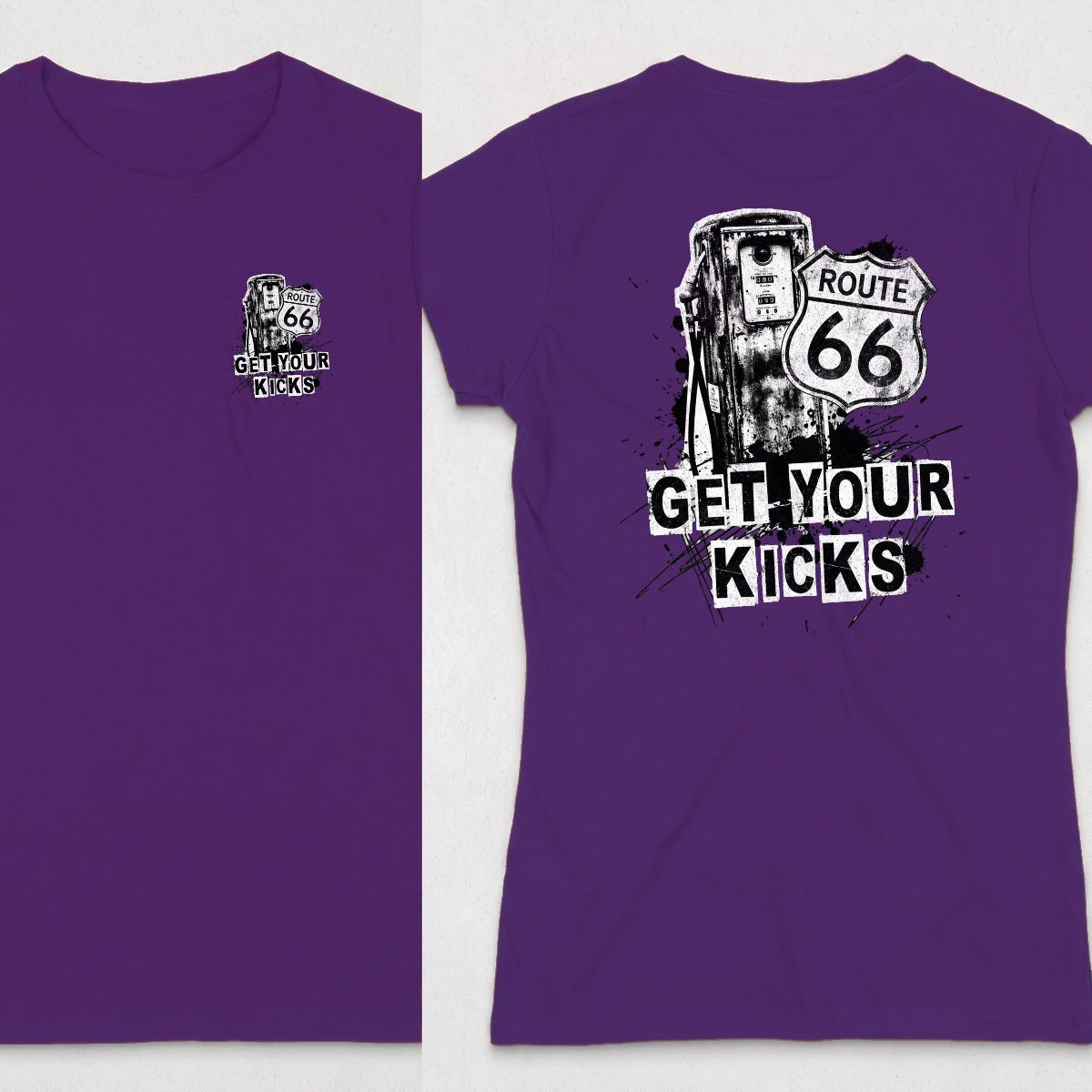 Purple | Left Chest + Back