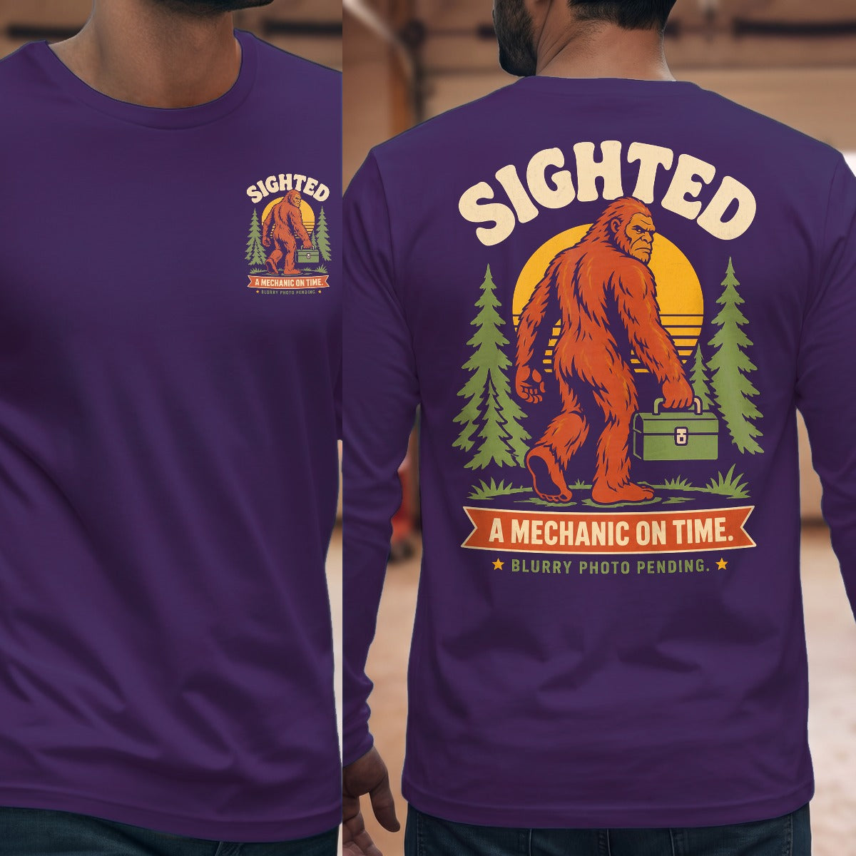 Purple | Front & Back