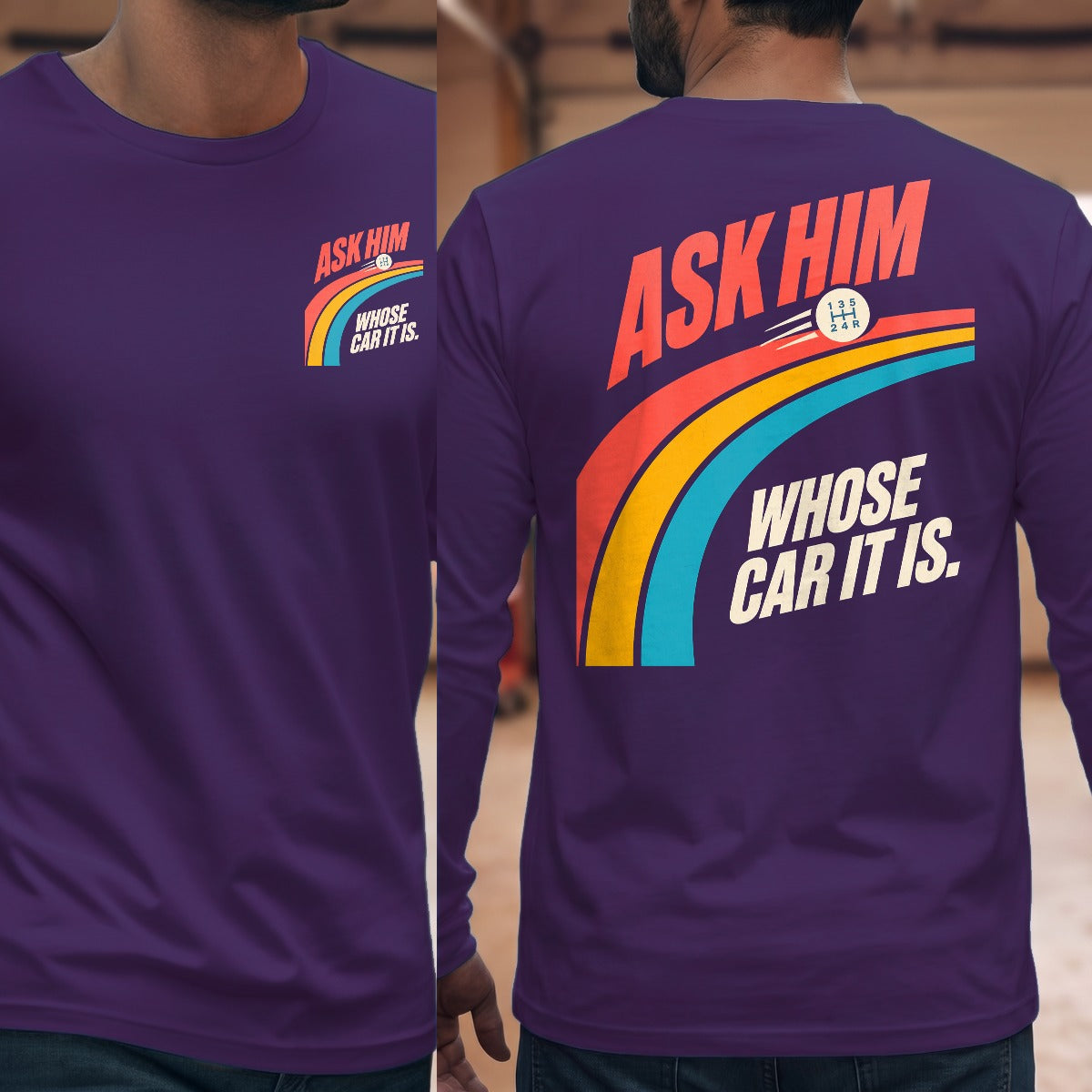 Purple | Front & Back