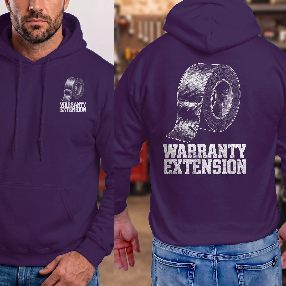 Purple | Front & Back