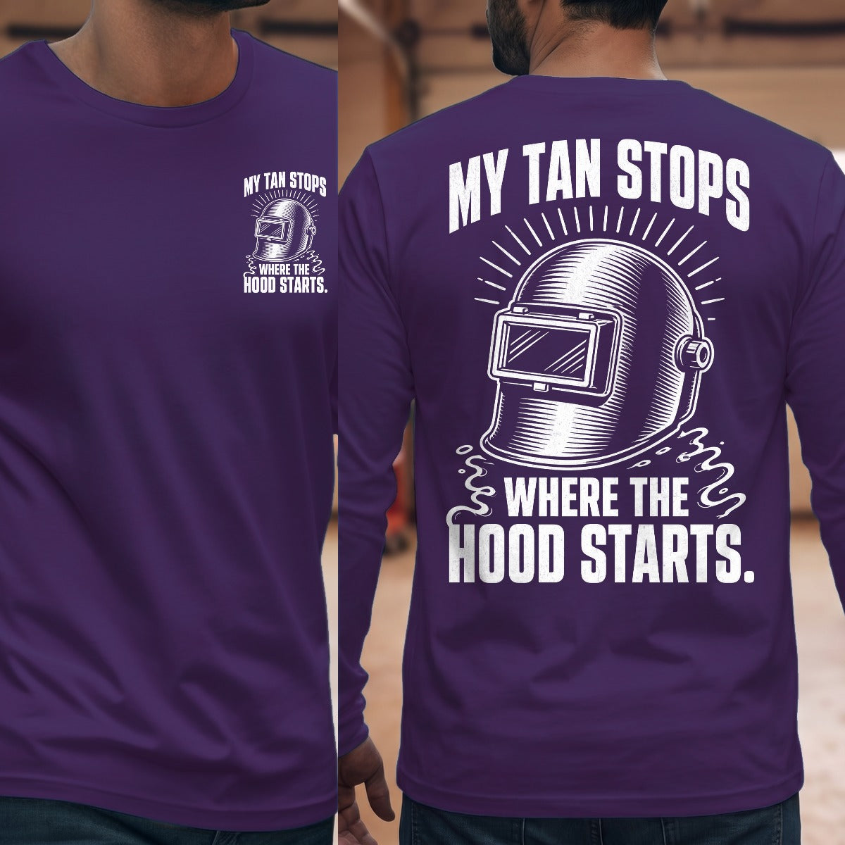 Purple | Front & Back