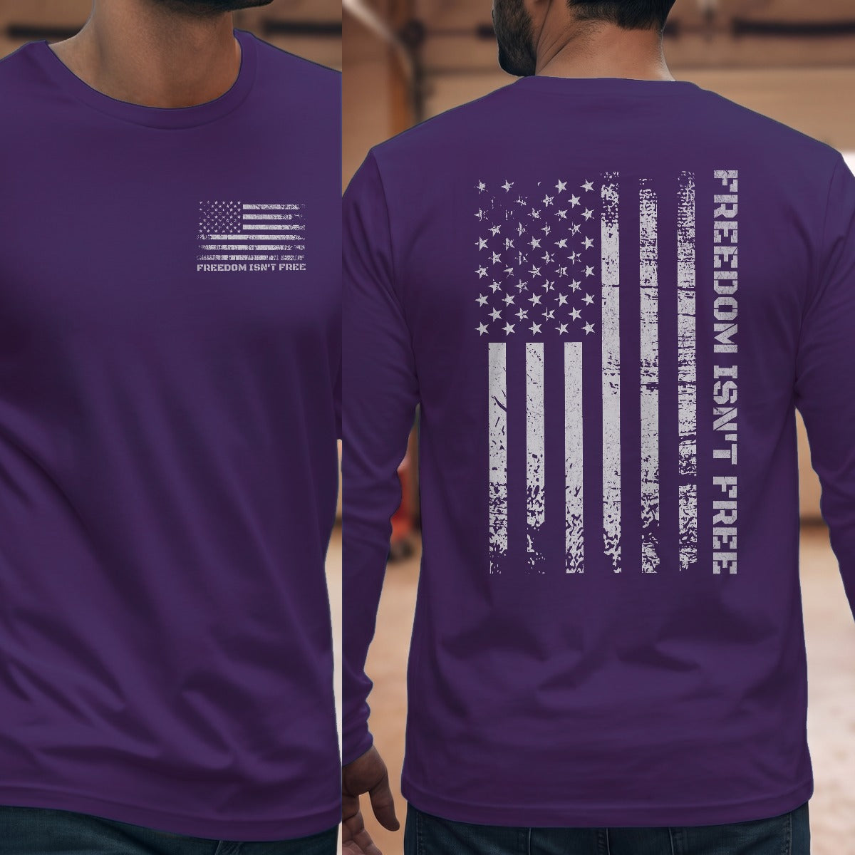 Purple | Left Chest + Back