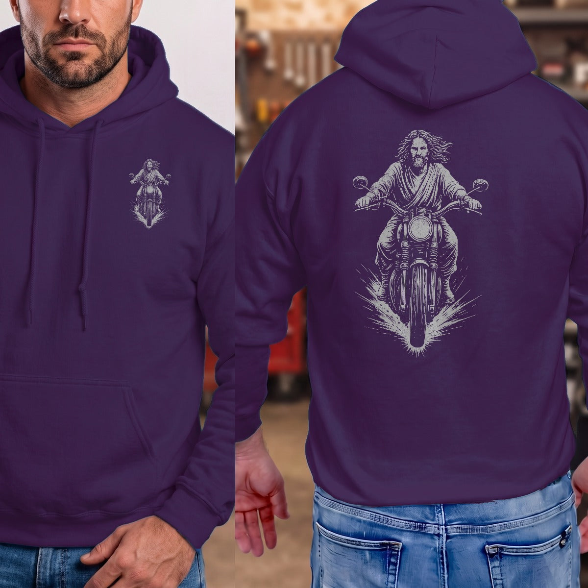 Purple | Front & Back