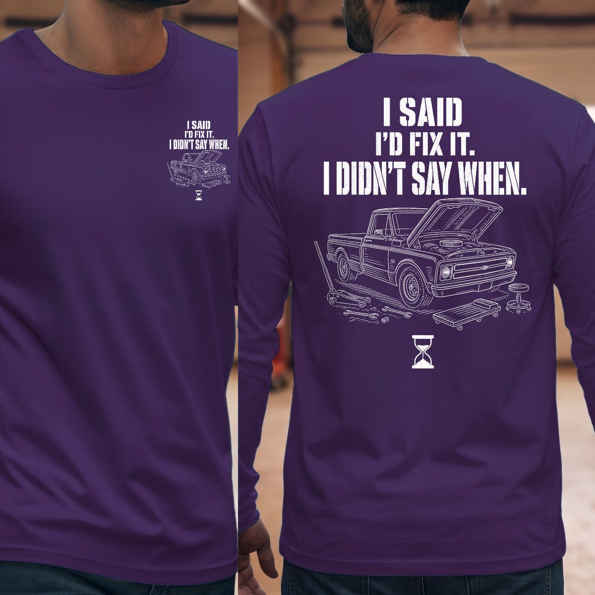 Purple | Front & Back
