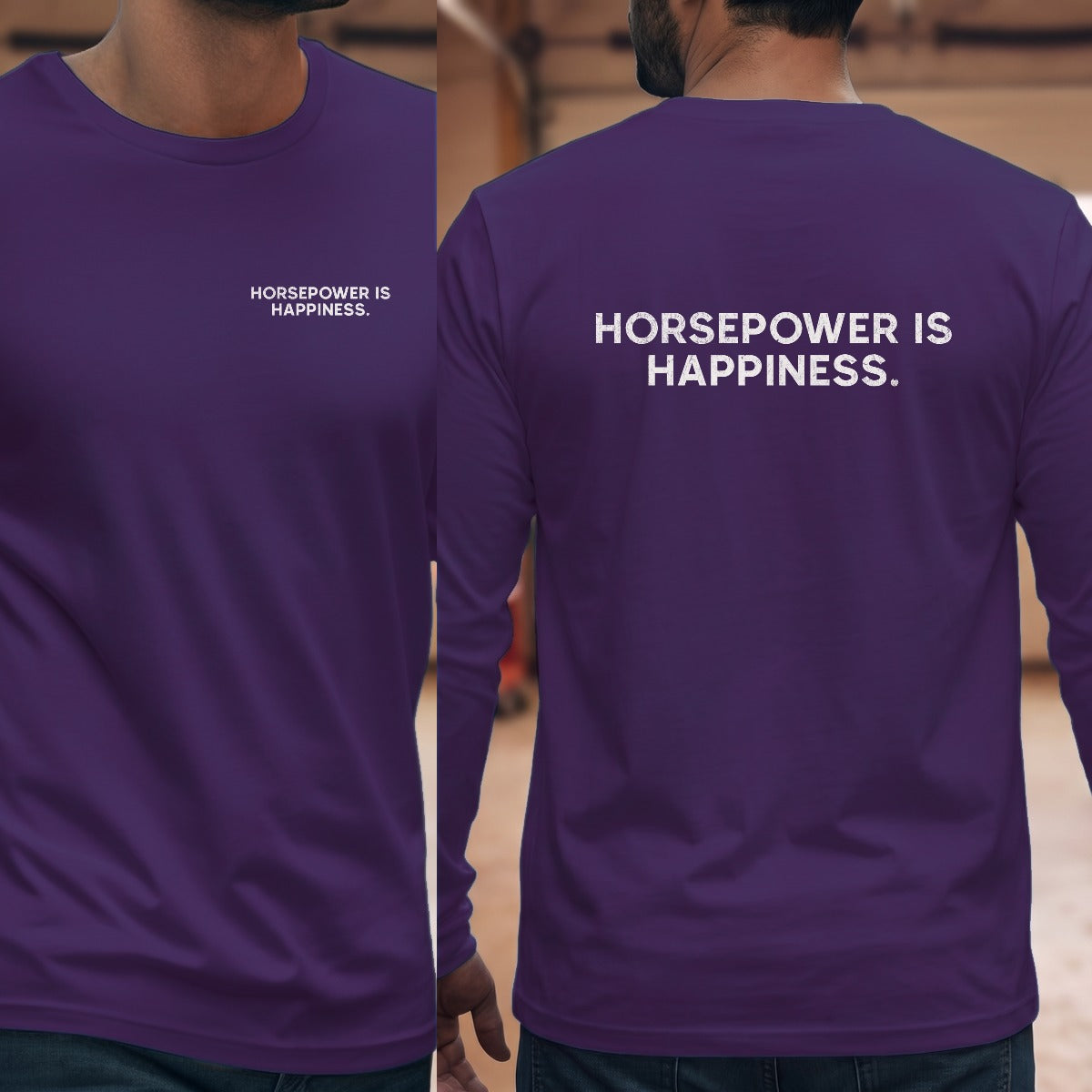 Purple | Left Chest + Back