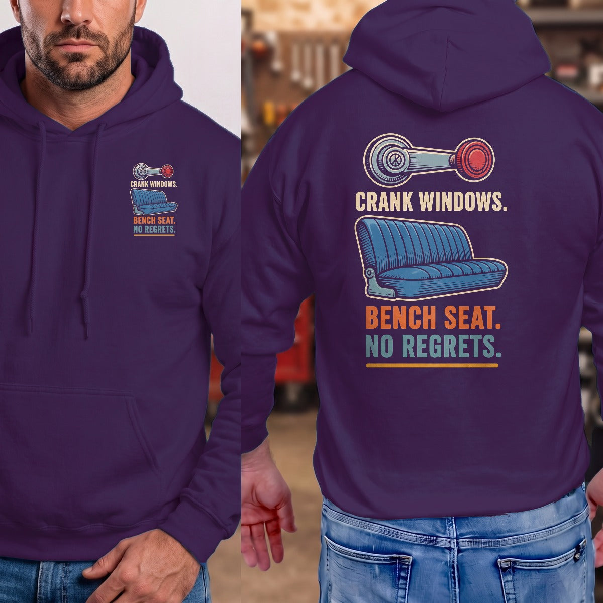 Purple | Front & Back