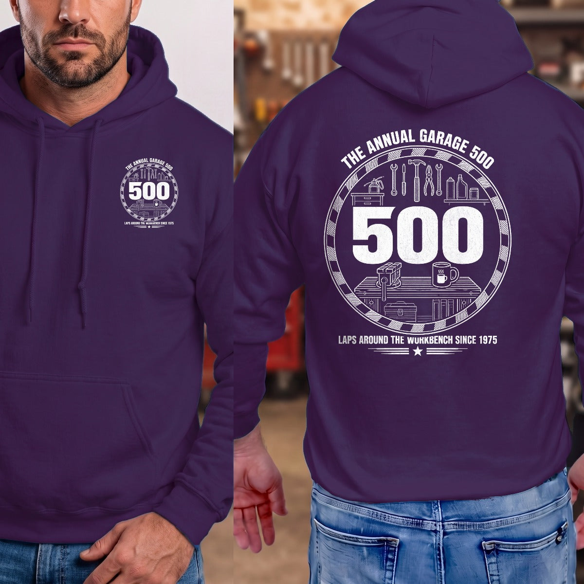 Purple | Front & Back