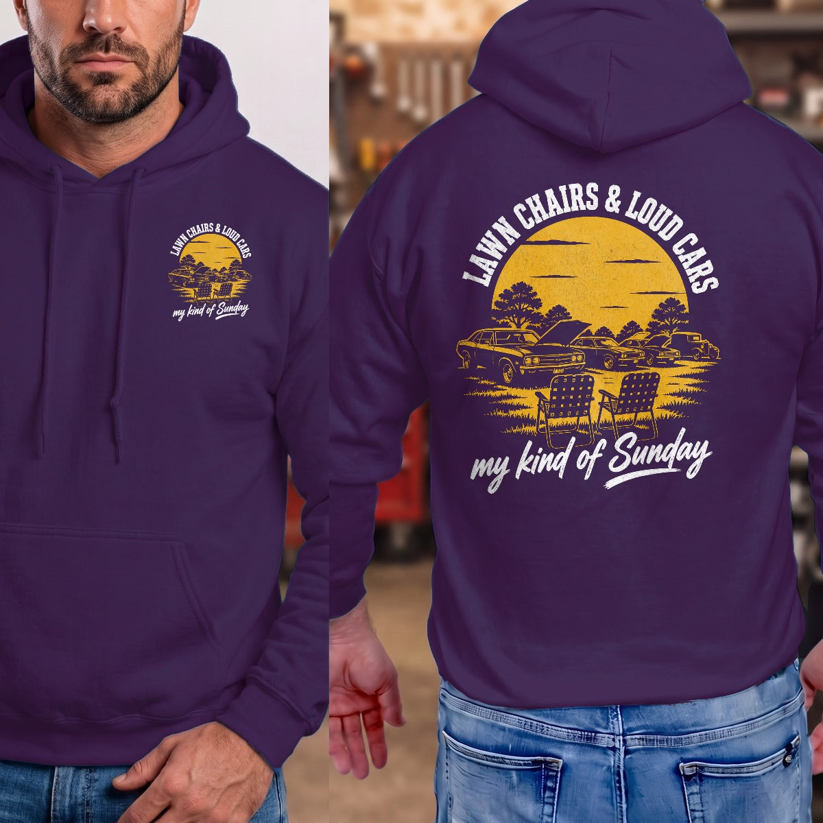 Purple | Front & Back