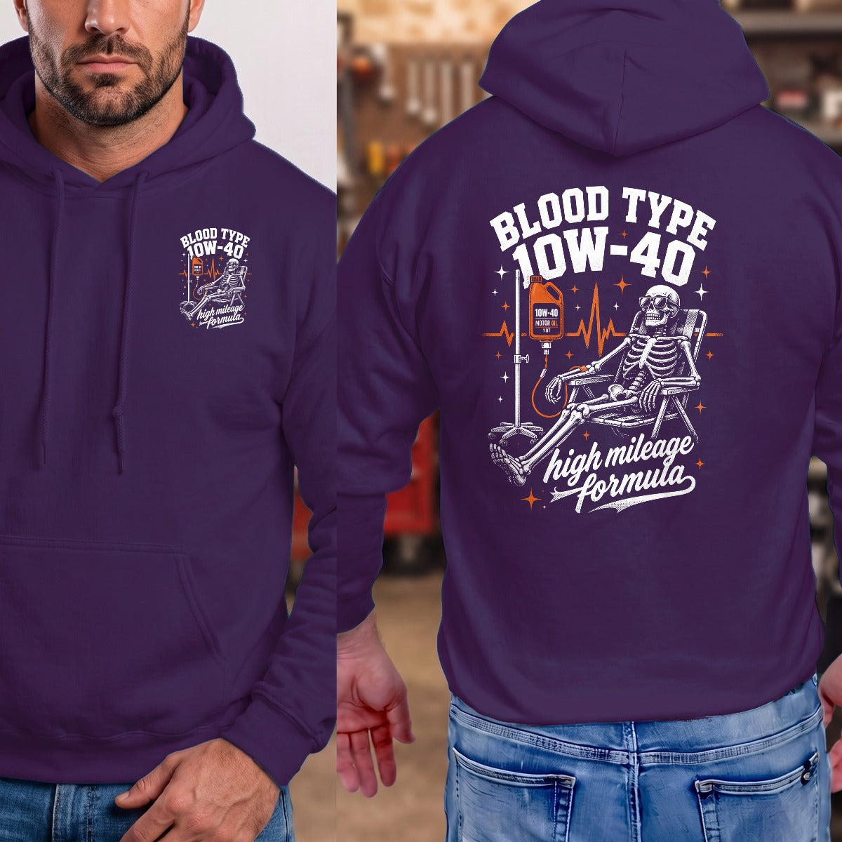 Purple | Front & Back