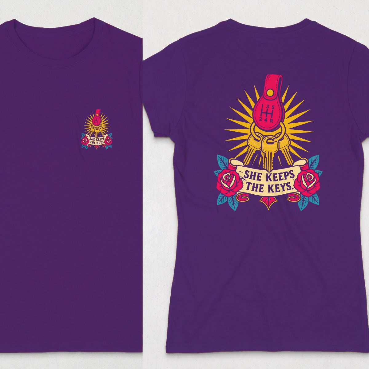 Purple | Front & Back