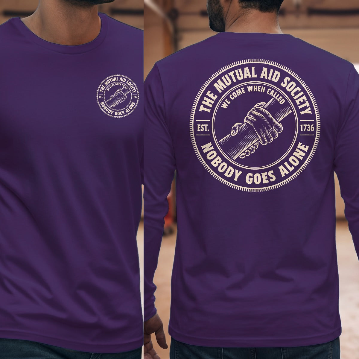 Purple | Front & Back