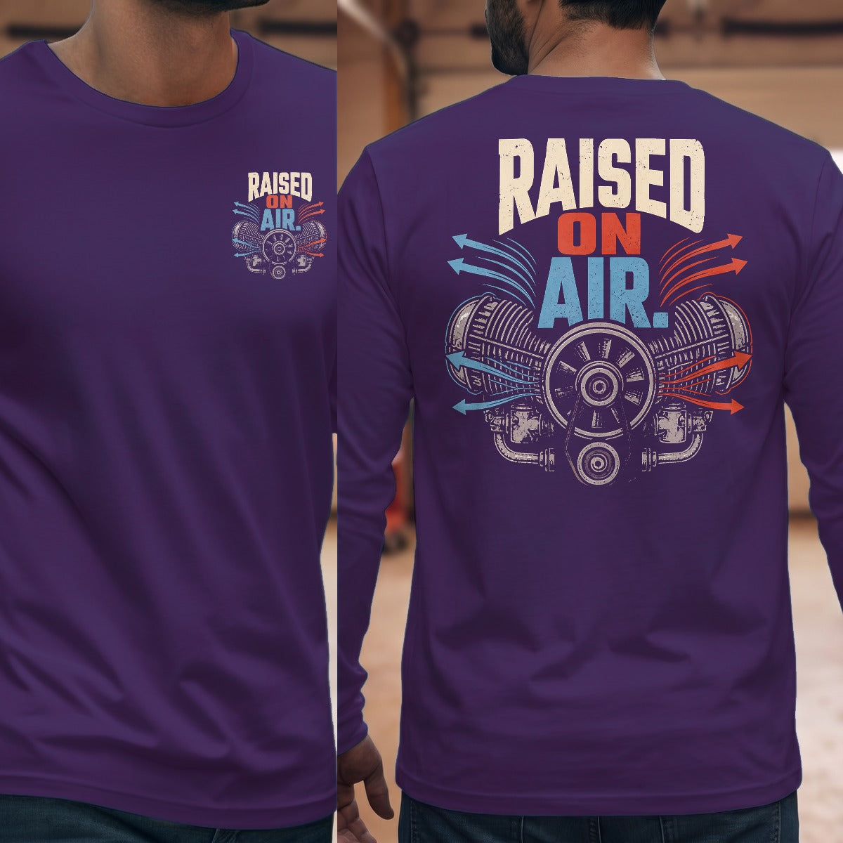 Purple | Front & Back