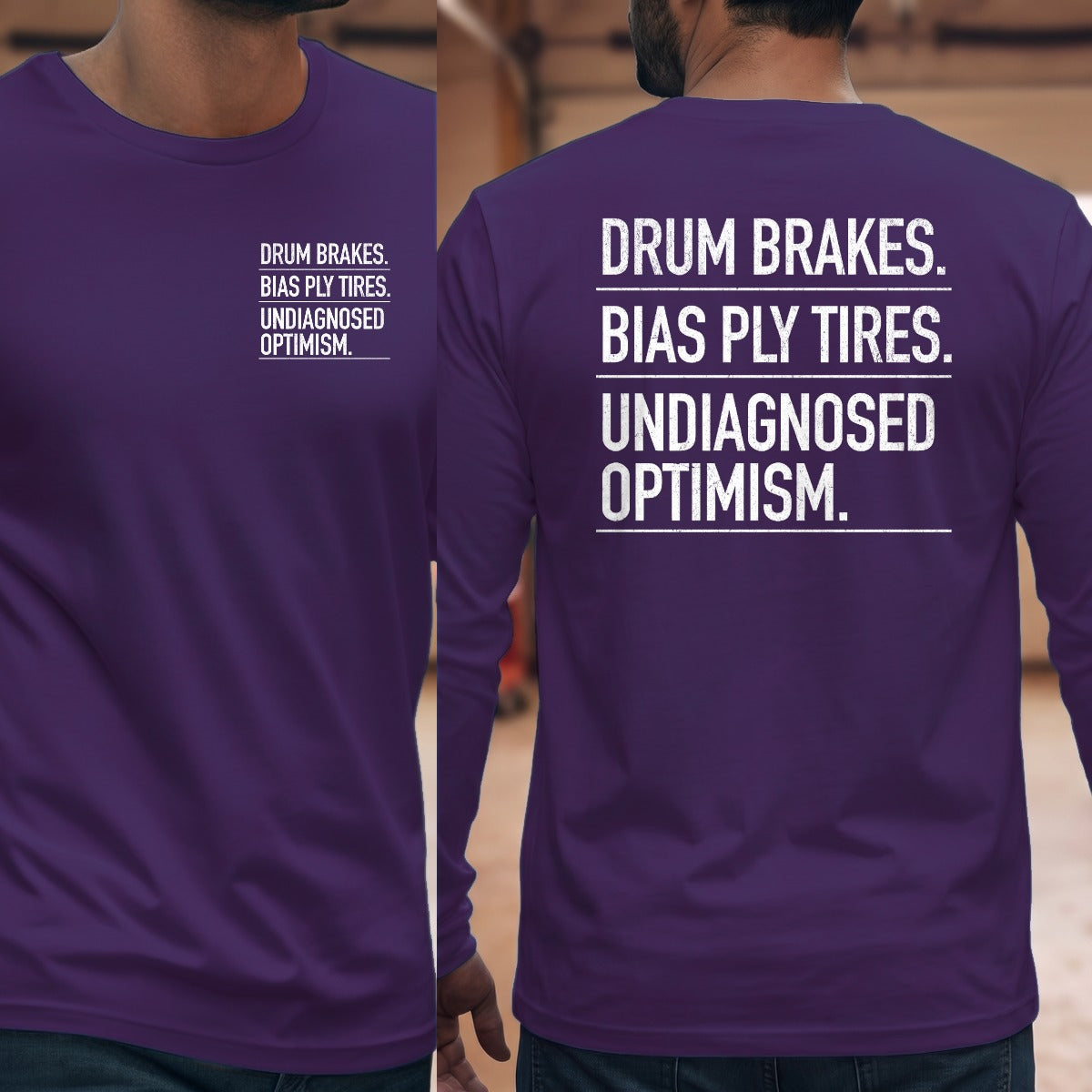 Purple | Left Chest + Back