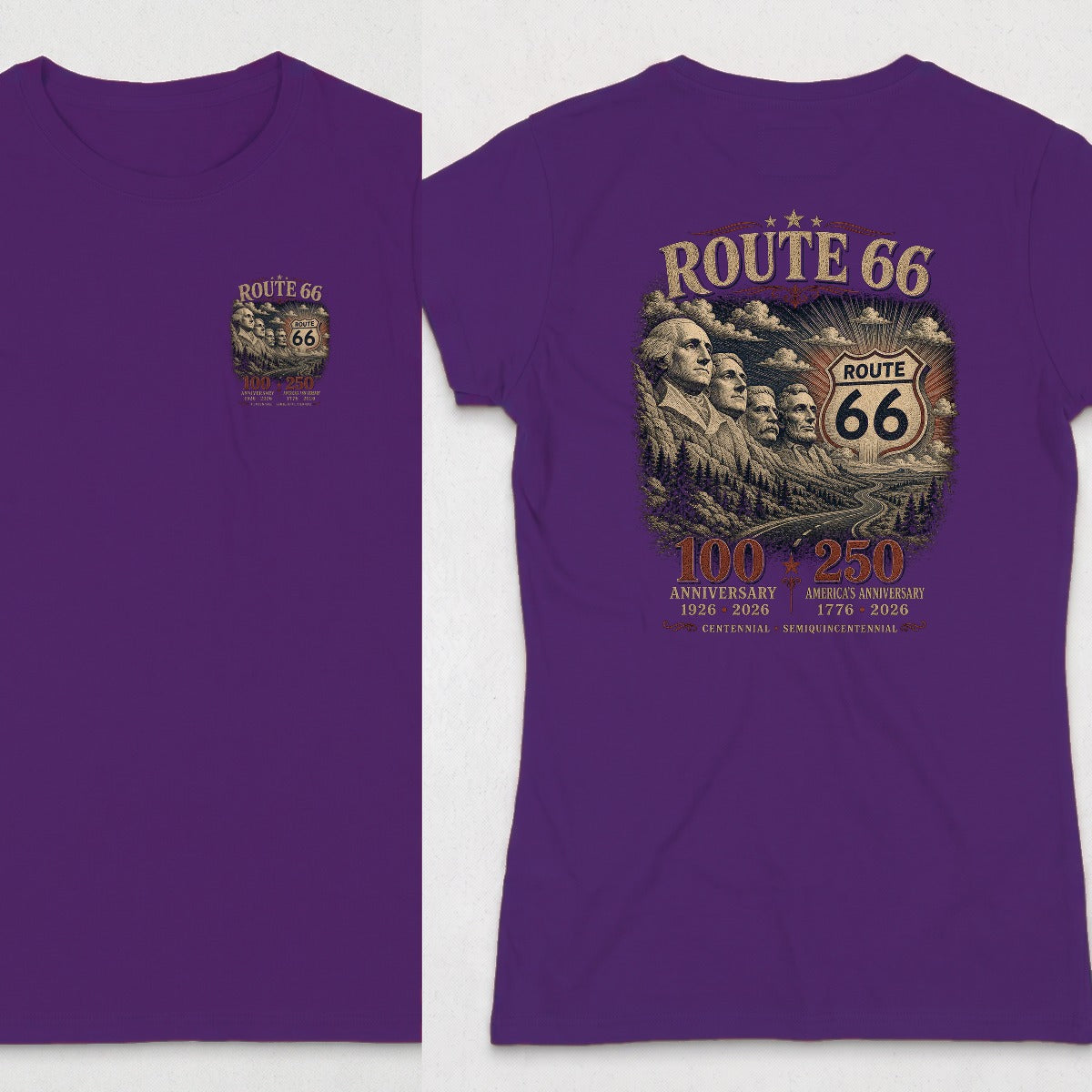 Purple | Left Chest + Back