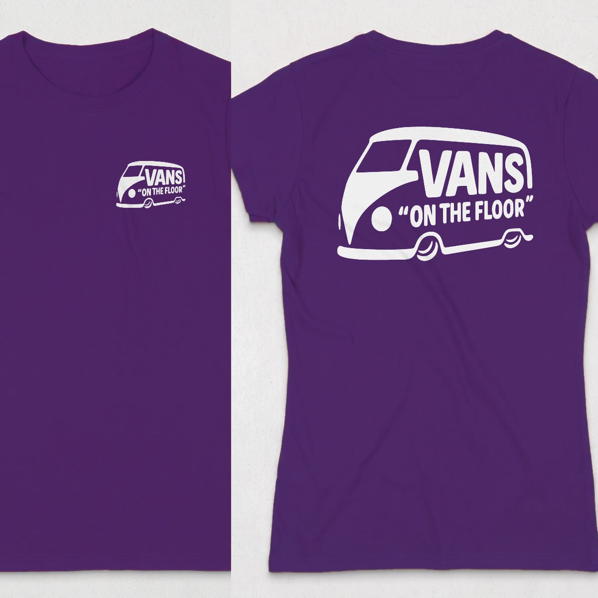 Purple | Left Chest + Back