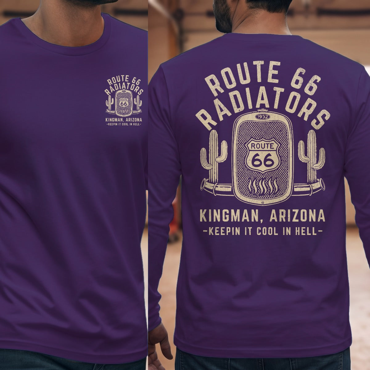 Purple | Front & Back