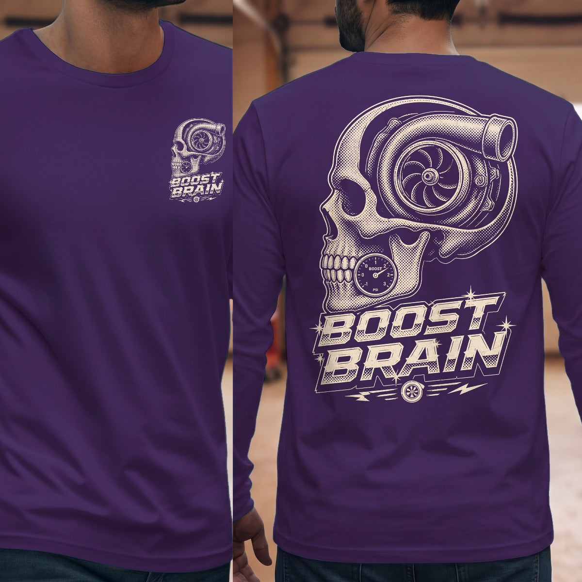 Purple | Front & Back