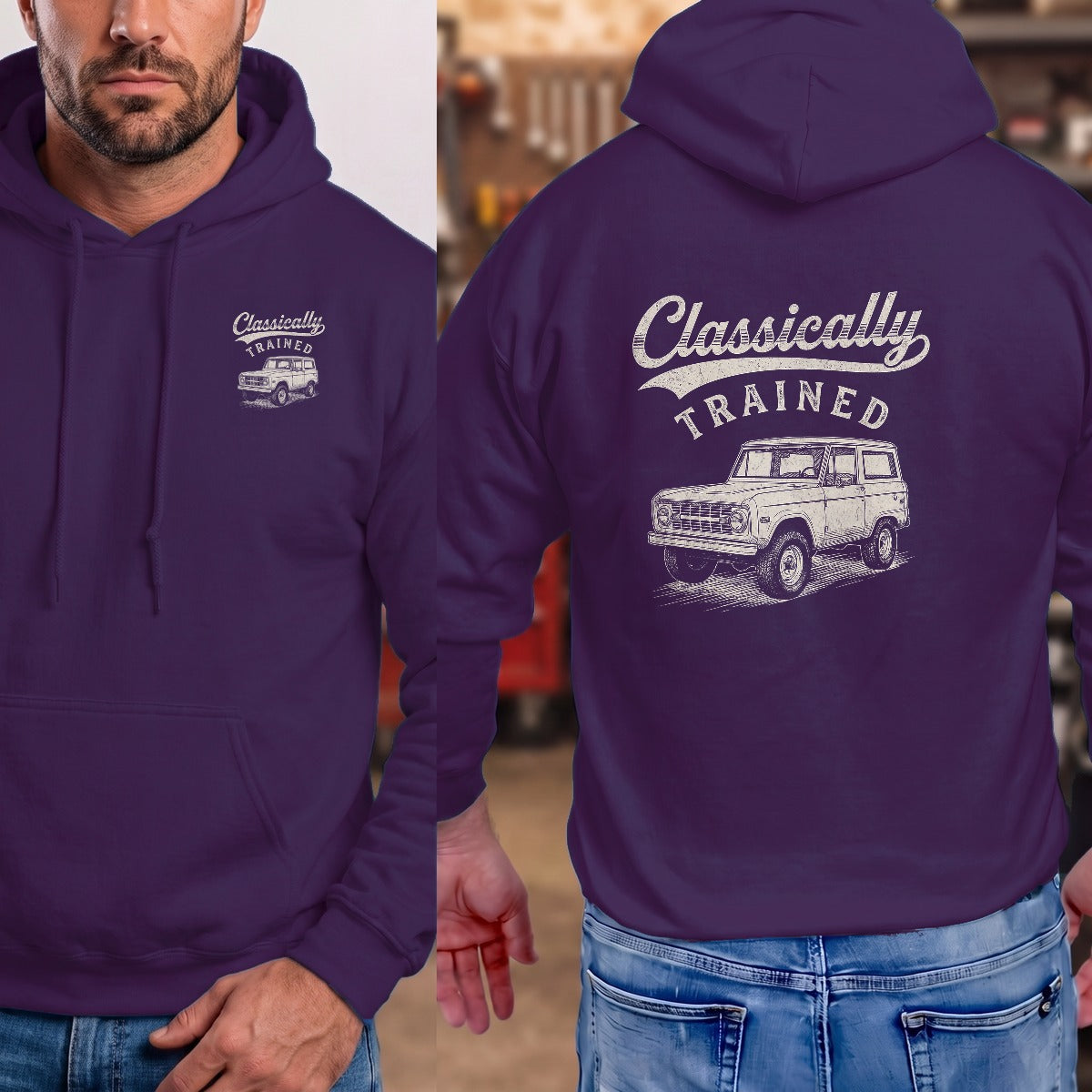 Purple | Front & Back