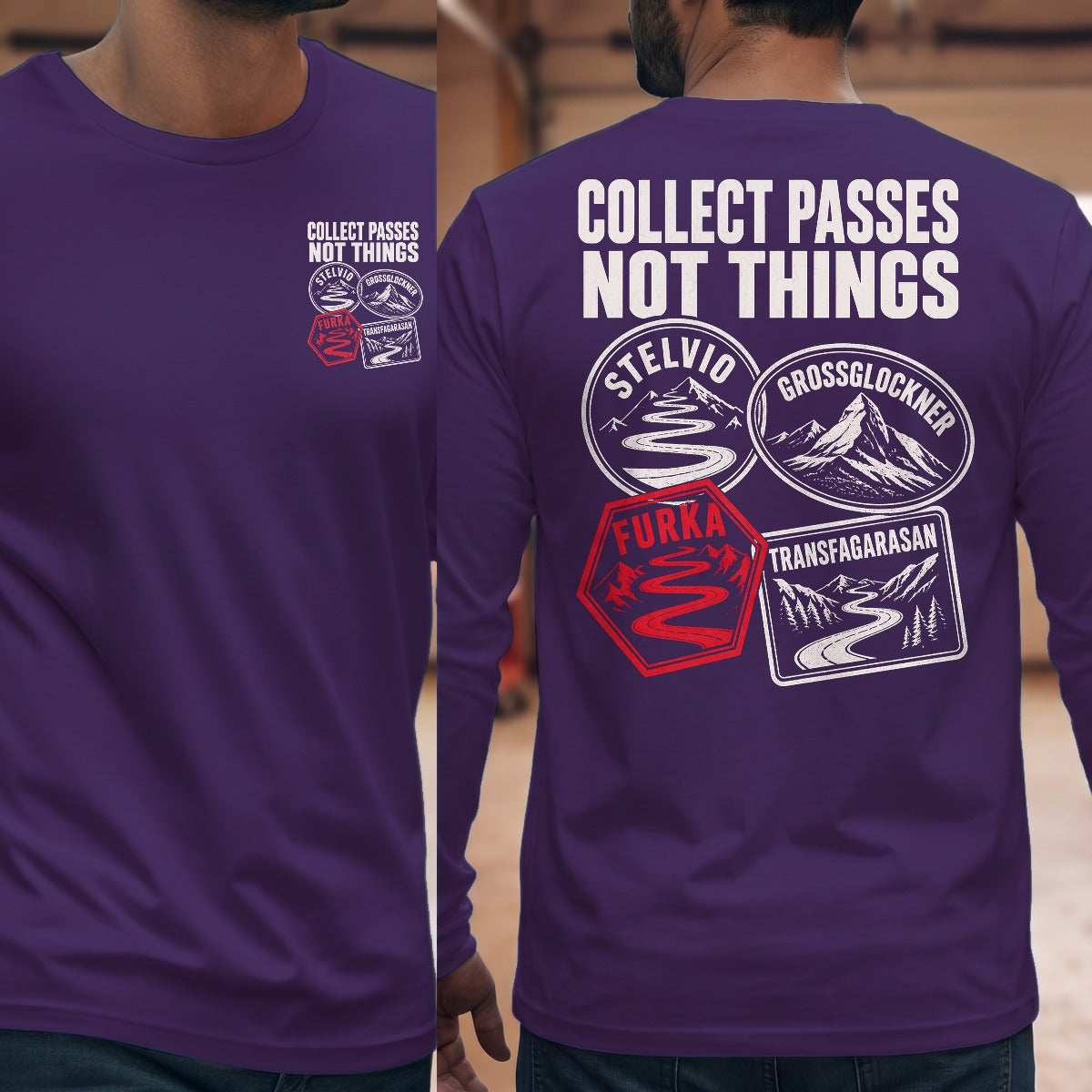 Purple | Front & Back