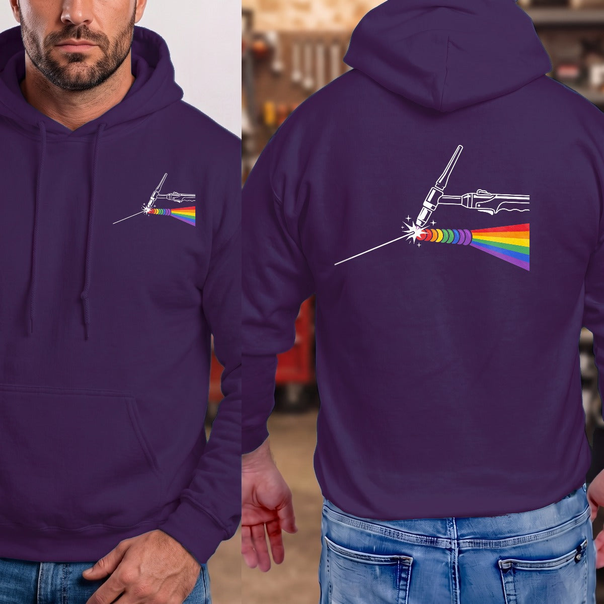 Purple | Front & Back