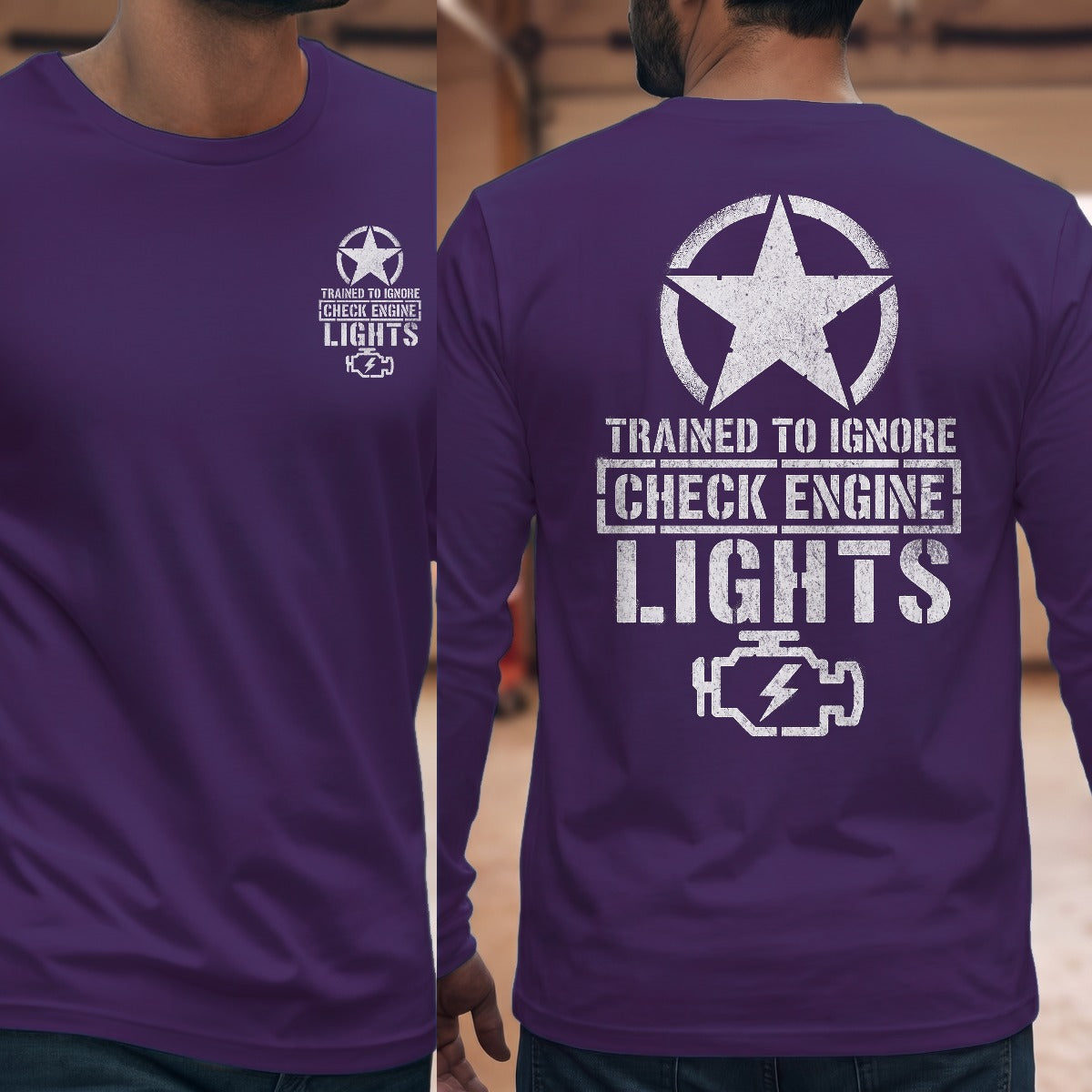 Purple | Front & Back