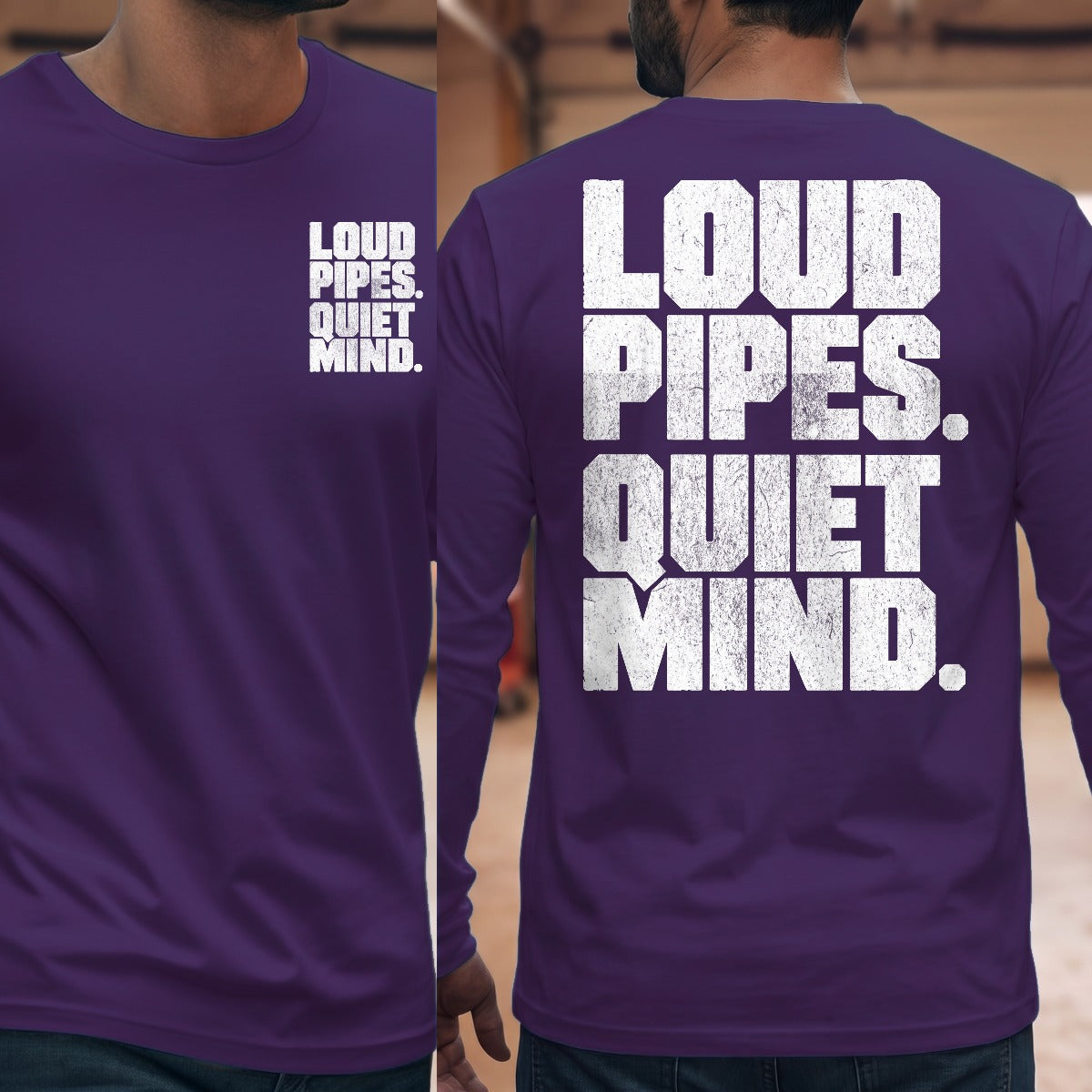 Purple | Front & Back