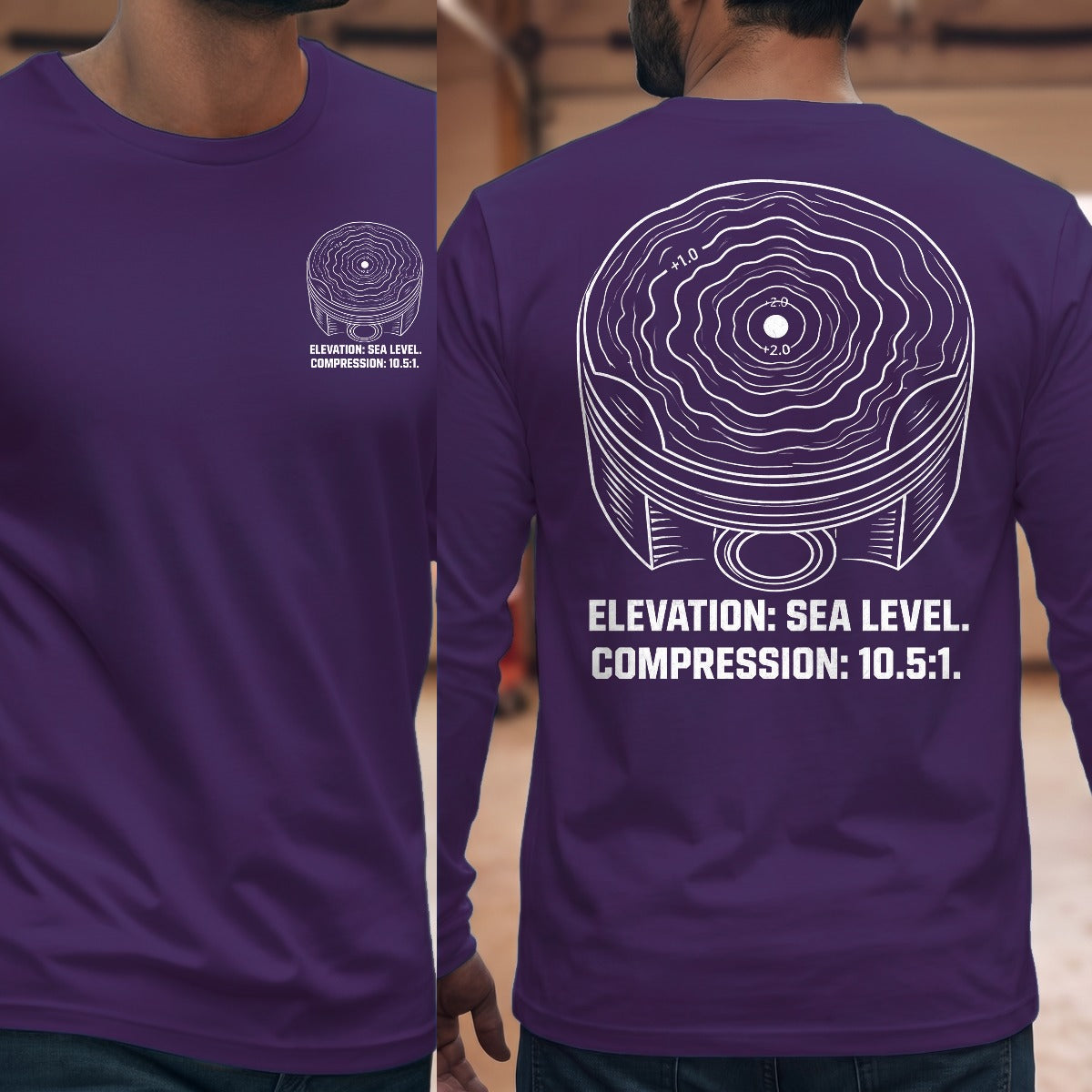 Purple | Front & Back