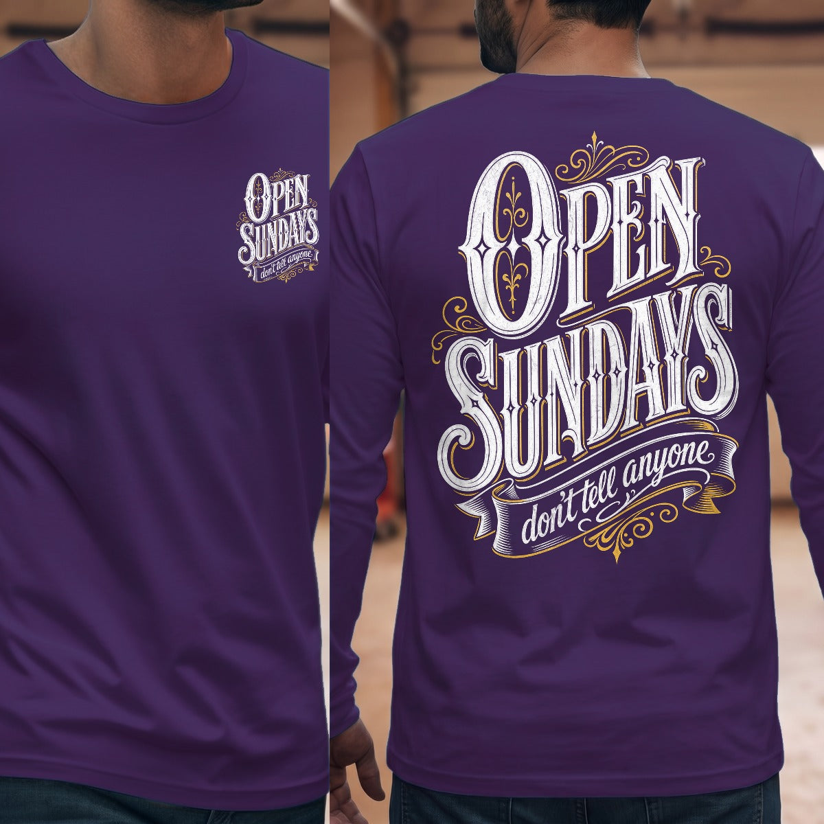 Purple | Front & Back
