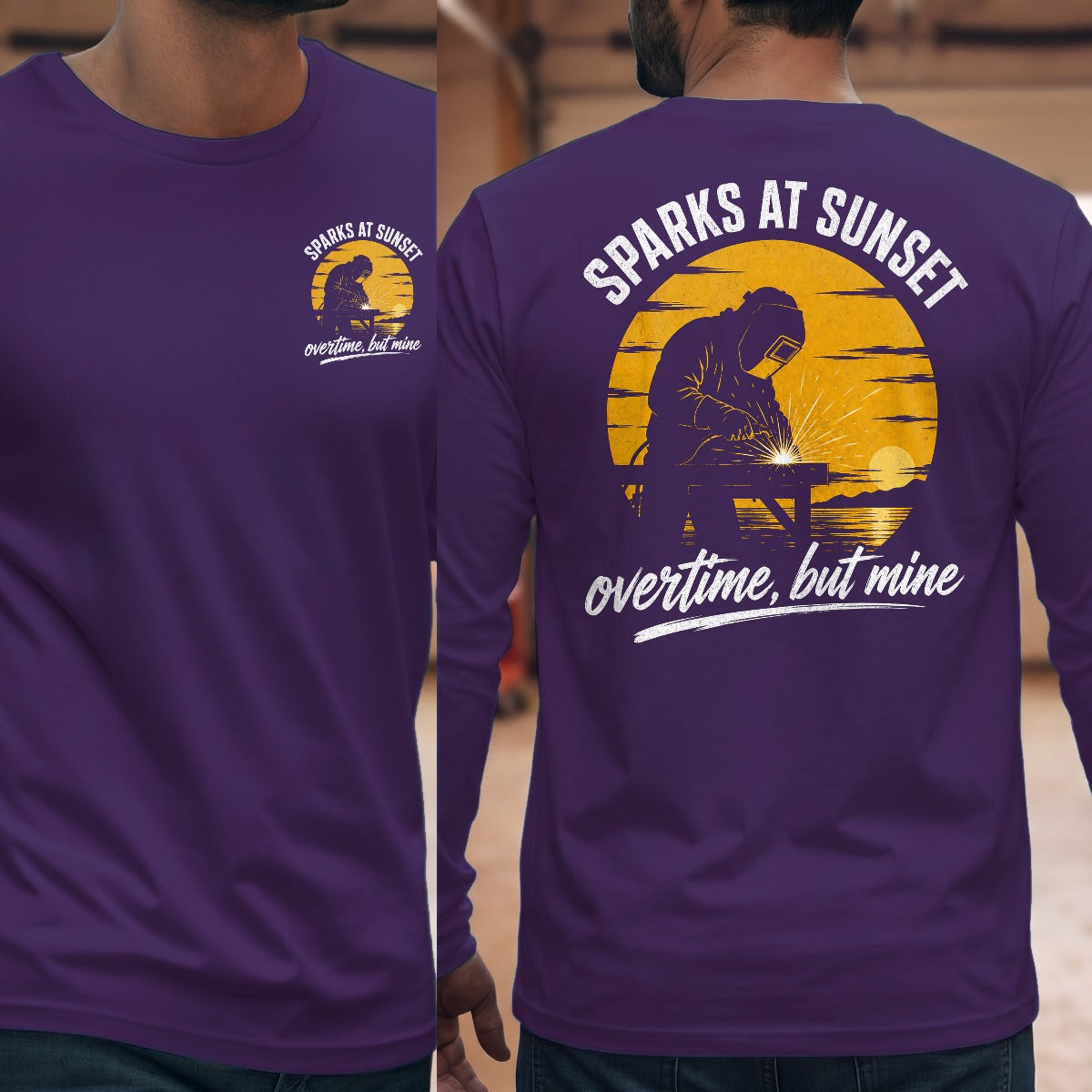 Purple | Front & Back