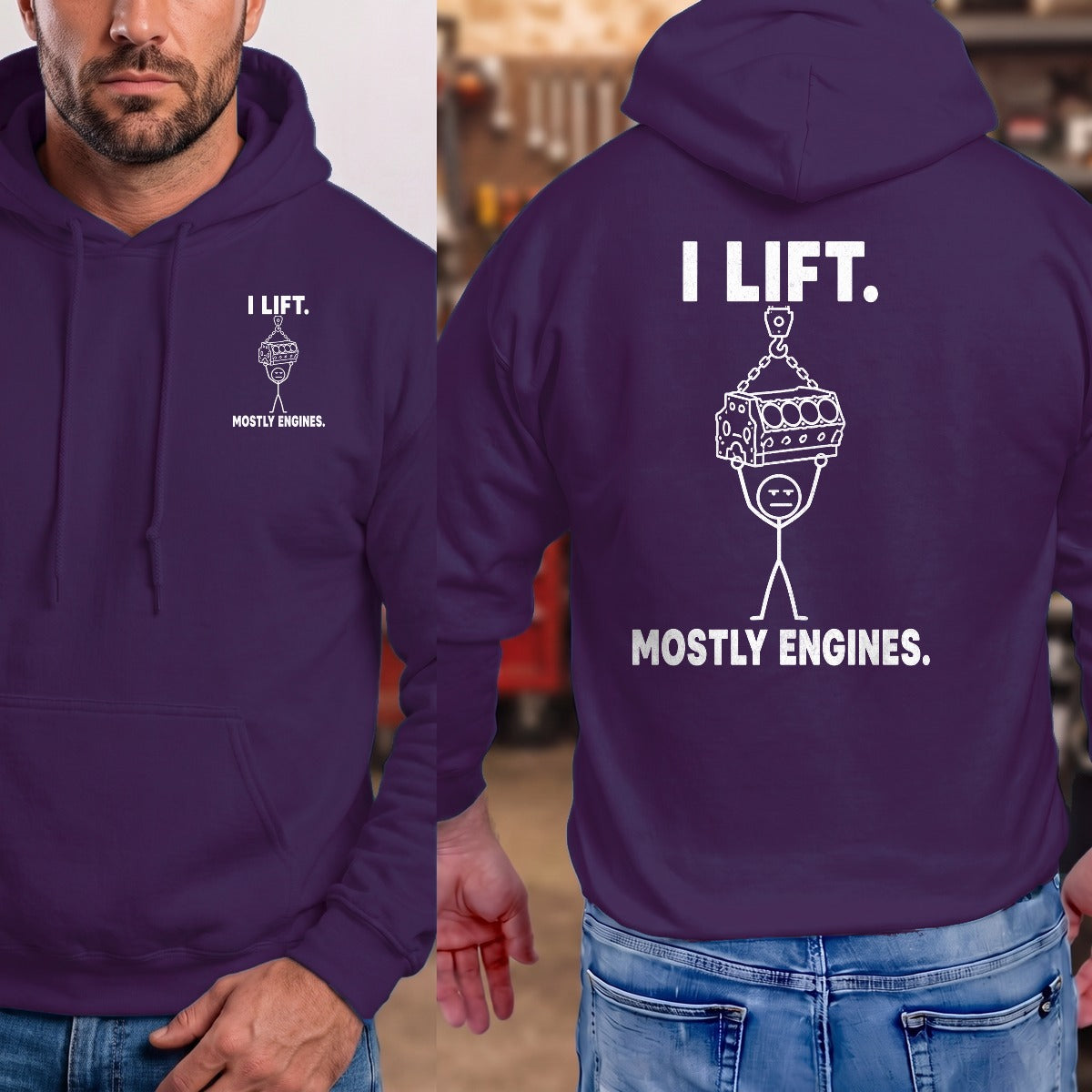 Purple | Front & Back