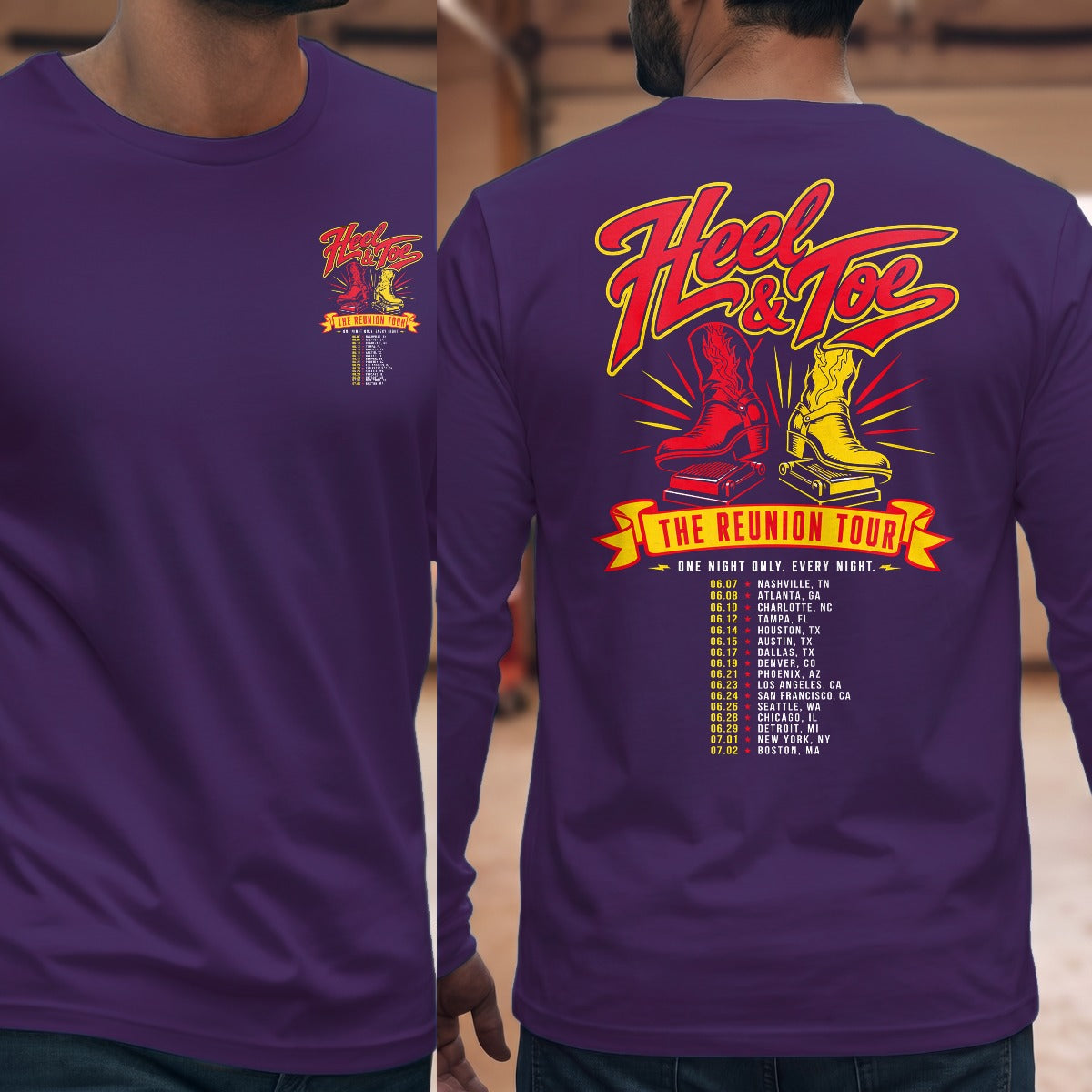Purple | Front & Back