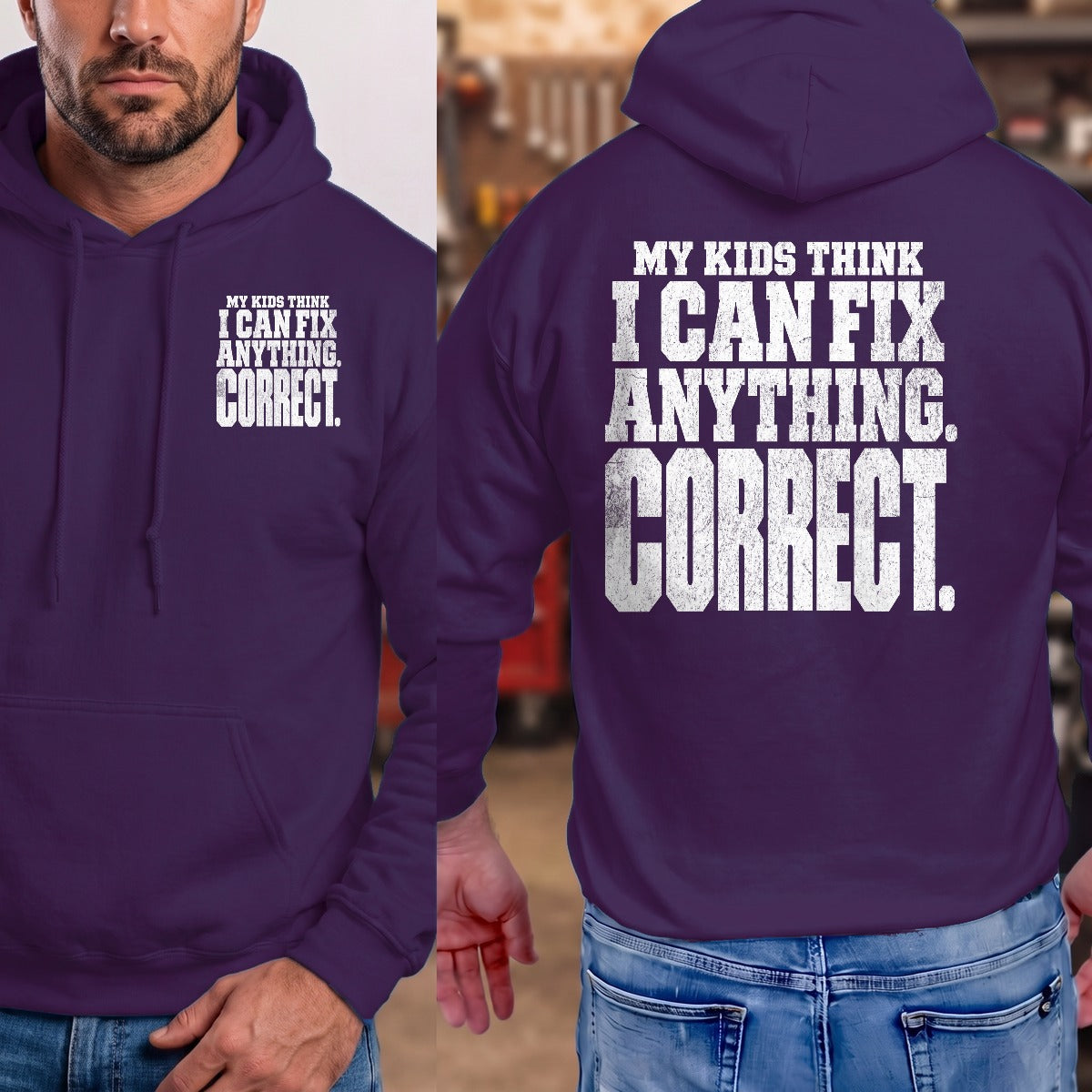 Purple | Front & Back