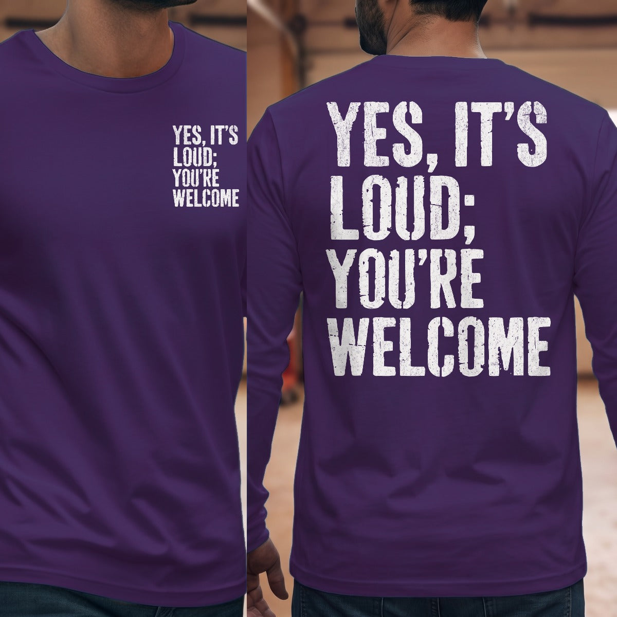 Purple | Front & Back