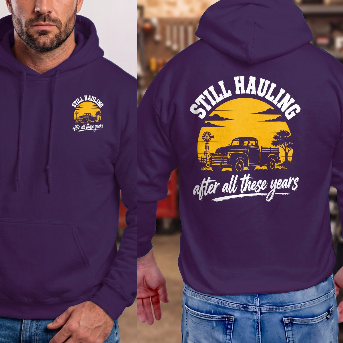 Purple | Front & Back