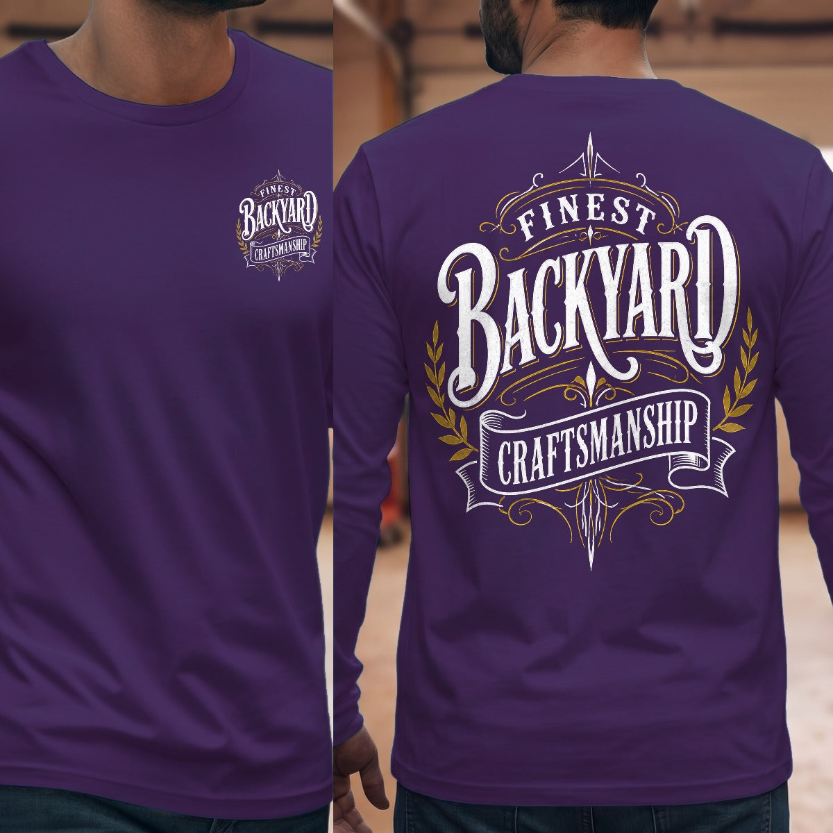 Purple | Front & Back
